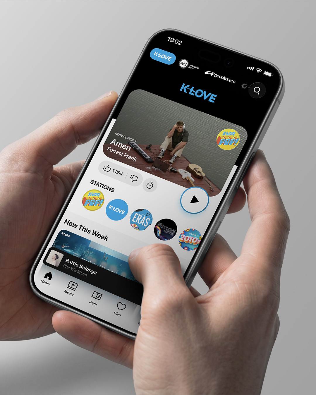 K-LOVE Mega App Design